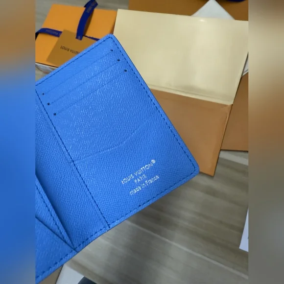 Louis Vuitton Pocket Organizer Blue